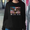 Liberty 4Th Of July Merica Us Flag Proud American Bald Eagle Sweatshirt Gifts for Her