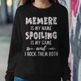 Memere Grandma Gift Memere Is My Name Spoiling Is My Game Sweatshirt Gifts for Her