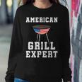 Mens American Grill Expert Dad Fathers Day Bbq 4Th Of July Sweatshirt Gifts for Her