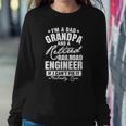 Mens Dad Grandpa And A Retired Railroad Engineer Fathers Day Sweatshirt Gifts for Her