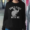 Mens Dont Fluff With Me Tshirt Funny Bunny Rabbit Easter Graphic Novelty Tee 176 Trending Sweatshirt Gifts for Her