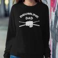 Mens Drumline Dad Music Marching Band Support Drumsticks Sweatshirt Gifts for Her
