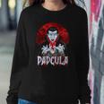 Mens Funny Halloween Dad Dracula Costume Dadcula Sweatshirt Gifts for Her