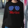 Merica Patriotic American Flag Pride Fourth Of JulyV2 Sweatshirt Gifts for Her