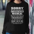 Micheal Name Gift Sorry My Heart Only Beats For Micheal Sweatshirt Gifts for Her