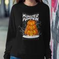 Monster Pumpkin Sweatshirt Gifts for Her