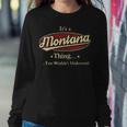 Montana Shirt Personalized Name GiftsShirt Name Print T Shirts Shirts With Name Montana Sweatshirt Gifts for Her