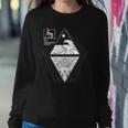 Mountains & Water Of Geometric Unity In The Rocky Mountains Sweatshirt Gifts for Her