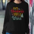 My Christmas Spirit Is Wine Funny 555 Shirt Sweatshirt Gifts for Her