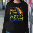No One Should Live In A Closet Lgbt-Q Gay Pride Proud Ally Sweatshirt Gifts for Her