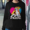 Pansexual Beagle Rainbow Heart Pride Lgbt Dog Lover 56 Beagle Dog Sweatshirt Gifts for Her