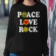 Peace Love Rock V4 Sweatshirt Gifts for Her