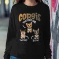 Pembroke Welsh Corgi Untoasted Toasted Burnt Dog Lovers V4 Sweatshirt Gifts for Her