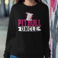 Pitbull Uncle Pit Bull Terrier Dog Pibble Owner Sweatshirt Gifts for Her