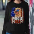 Poodle Dad 4Th Of July American Flag Glasses Dog Men Boy Sweatshirt Gifts for Her