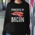Powered By Bacon For Meat Lovers Keto Bacon Sweatshirt Gifts for Her