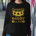 Promoted To Daddy Est 2022 Sunflower Sweatshirt Gifts for Her
