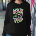 Rad Like Dad 80S Retro Graphic Sweatshirt Gifts for Her