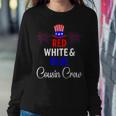 Red White & Blue Cousin Crew 4Th Of July Firework Matching Sweatshirt Gifts for Her