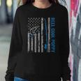 Reel Cool Poppy Fathers Day American Flag Fishing Sweatshirt Gifts for Her