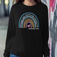 Registered Nurse Cute Rainbow Compassionate Caring Dedicated Loving Sweatshirt Gifts for Her