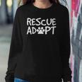 Rescue Adopt Animal Adoption Foster Shelter Sweatshirt Gifts for Her