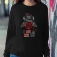 Rest In Peace Dad I Love And Miss You Heart Memorial Tee Sweatshirt Gifts for Her