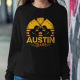Retro Austin Texas Guitar Texas Sweatshirt Gifts for Her