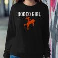 Rodeo Girl Cow Girl For Rodeo Sweatshirt Gifts for Her