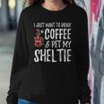 Sheltie Coffee Drinker Tees Sweatshirt Gifts for Her