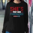 Shes My Firecracker His And Hers 4Th July Matching Couples Sweatshirt Gifts for Her