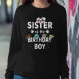 Sister Of The Birthday Boy Dog Lover Party Puppy Theme Sweatshirt Gifts for Her