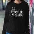 Summer Last Day Of School Graduation Peace Out 7Th Grade Sweatshirt Gifts for Her