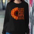 Sunflower In June We Wear Orange Gun Violence Awareness Day Sweatshirt Gifts for Her