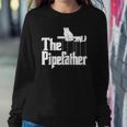 The Pipefather - Funny Plumber Plumbing Handyman Pipe Fitter Raglan Baseball Tee Sweatshirt Gifts for Her