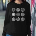 Tree Trunk Pattern Tree Forest Growth Rings Sweatshirt Gifts for Her