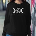 Triple Moon Goddess Wicca Pentacle Sweatshirt Gifts for Her