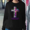 Ulcerative Colitis Awareness Christian Gift Sweatshirt Gifts for Her