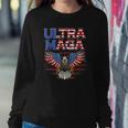 Ultra Maga United State Flag Proud Ultra-Maga Sweatshirt Gifts for Her