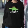 Vegan Dinosaur Green Save Wildlife Sweatshirt Gifts for Her