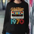 Vintage 1970 Awesome 52 Years Old Retro 52Nd Birthday Bday Sweatshirt Gifts for Her