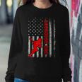 Vintage Lacrosse Dad American Flag Lacrosse 4Th Of July Zip Sweatshirt Gifts for Her