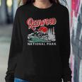 Vintage Redwood National Park Distressed 80S Mountains Sweatshirt Gifts for Her