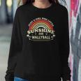 Wallyball A Girl Who Loves Sunshine And Wallyball Sweatshirt Gifts for Her
