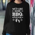 Wed Like Some Bbq Baby 4Th Of July Pregnancy Announcement Sweatshirt Gifts for Her