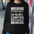 Weekend Forecast Camping With A Chance 21 Shirt Sweatshirt Gifts for Her