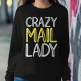 Womens Crazy Mail Lady Postal Worker Mail Carrier Sweatshirt Gifts for Her