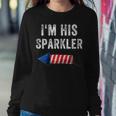 Womens Im His Sparkler His And Her 4Th Of July Matching Couples Sweatshirt Gifts for Her
