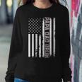Womens Papa Dad Bruh Fathers Day 4Th Of July Us Flag Vintage 2022 Sweatshirt Gifts for Her