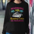 Womens Warning 50Th Birthday Cruise In Progress Funny Cruise Sweatshirt Gifts for Her